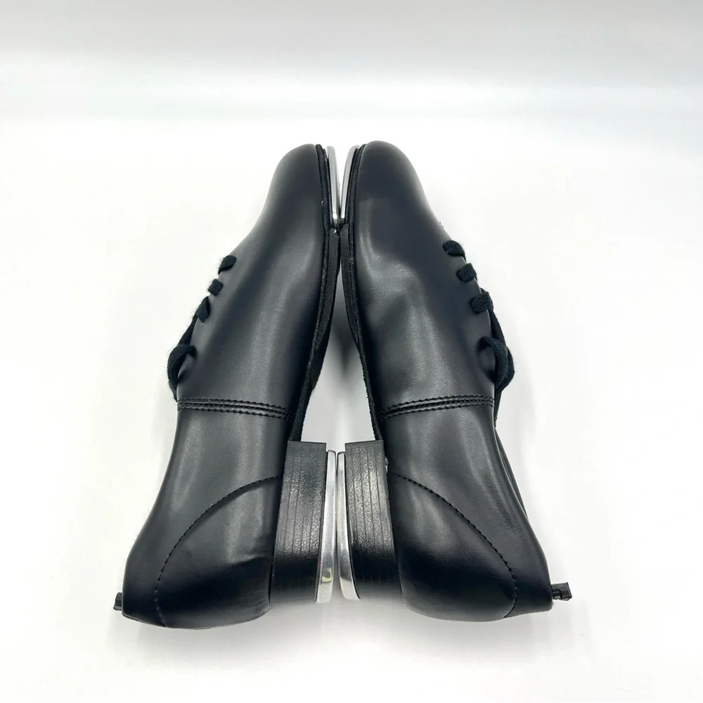 Capezio Womens Size 5 Fluid Black Lace Up Tap‎ Dance Shoes Style Model CG17